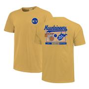 West Virginia Jerry West Vintage Basketball Court Comfort Colors Tee